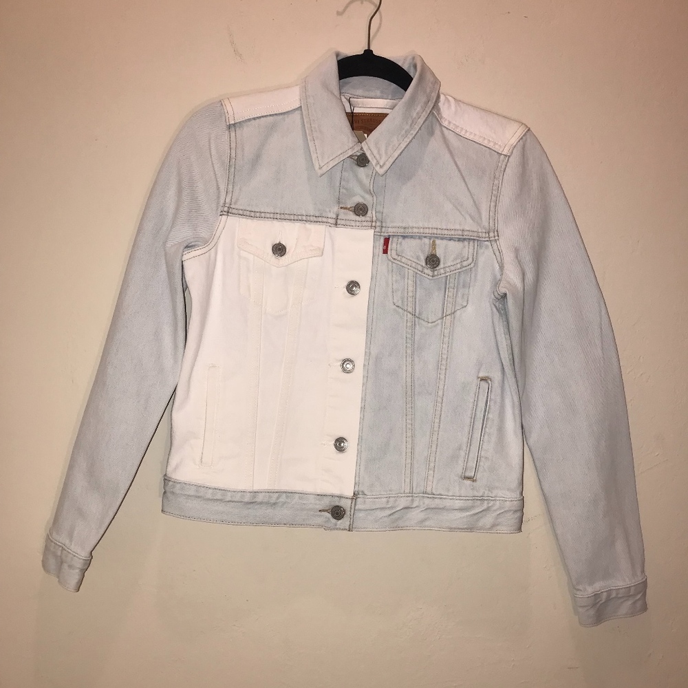 NWT Levi's | color blocking denim jacket | Small